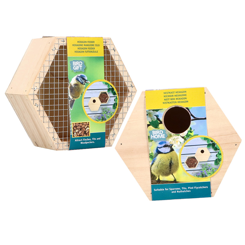 Birdhouse hexagon